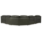Signature Design by Ashley Center Line 6-teiliges motorisiertes Relax-Sofa – 138,25B x 120,5T x 35H