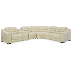 Signature Design by Ashley Center Line 6-teiliges motorisiertes Relax-Sofa – 138,25B x 120,5T x 35H