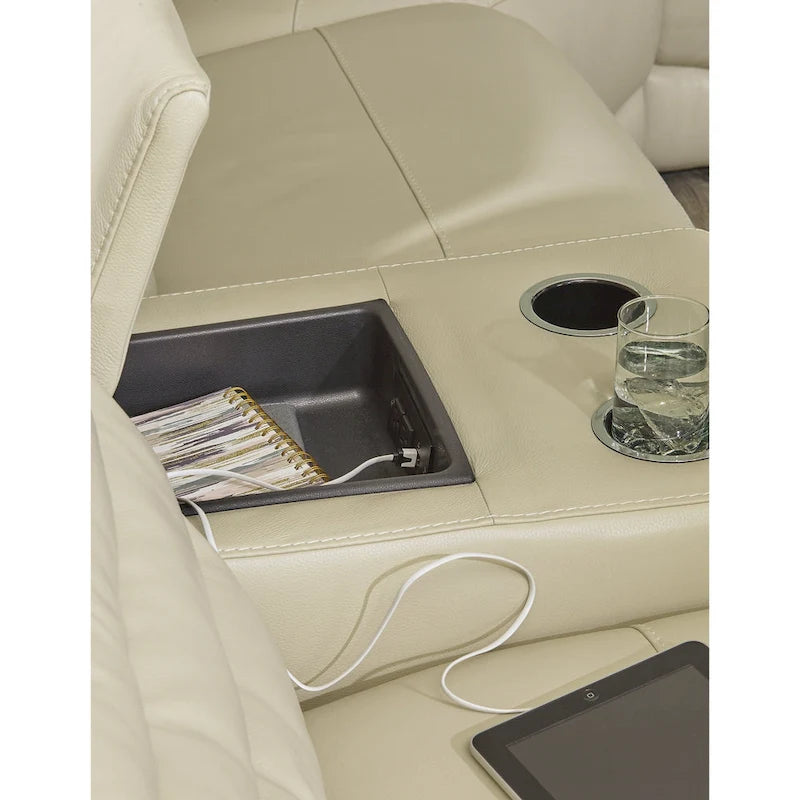 Signature Design by Ashley Center Line 6-teiliges motorisiertes Relax-Sofa – 138,25B x 120,5T x 35H