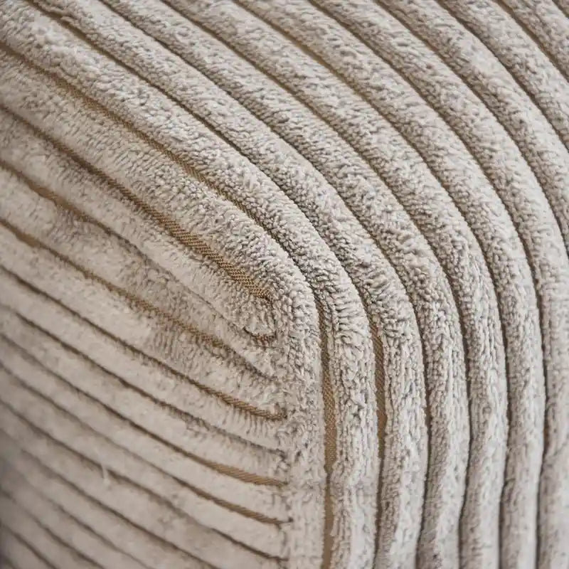 Modernes Cord-Polstersofa, 4-Sitzer, L-förmiges Ecksofa
