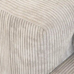 Modernes Cord-Polstersofa, 4-Sitzer, L-förmiges Ecksofa