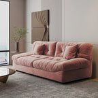 Modernes Samt-Sofa-Element „Cloud“ für das Wohnzimmer