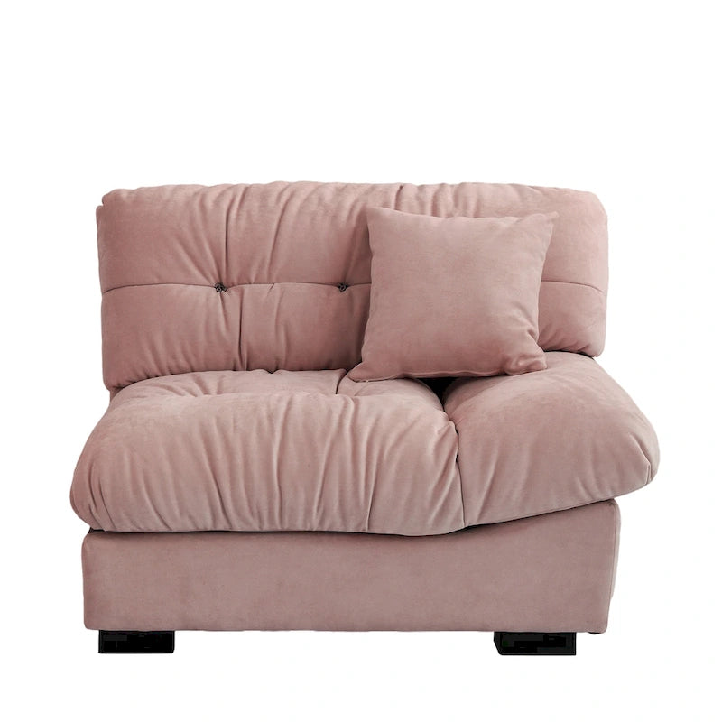 Modernes Samt-Sofa-Element „Cloud“ für das Wohnzimmer