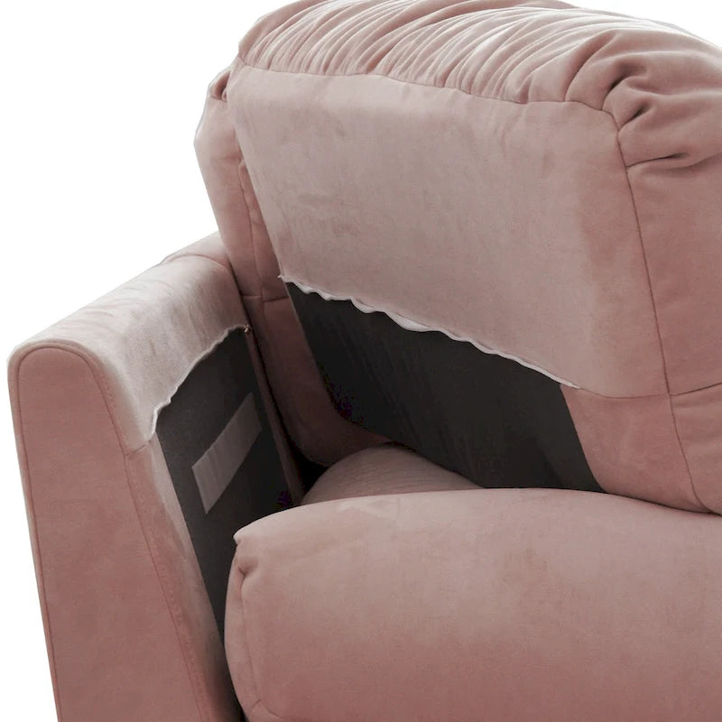 Modernes Samt-Sofa-Element „Cloud“ für das Wohnzimmer