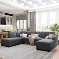 Modernes U-förmiges, extragroßes Chaiselongue-Sofa