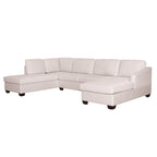 Modernes U-förmiges, extragroßes Chaiselongue-Sofa