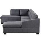 Modernes U-förmiges, extragroßes Chaiselongue-Sofa