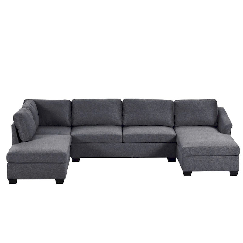 Modernes U-förmiges, extragroßes Chaiselongue-Sofa