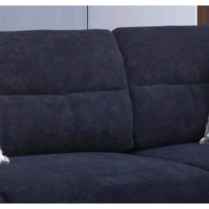 Diego 103,5 Stoff-Ecksofa mit Ottomane rechts, Stauraum-Hocker und 2 Akzentkissen