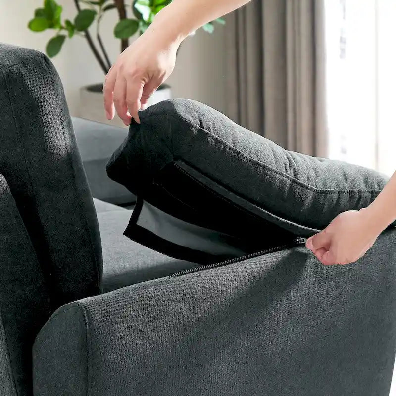 Jarenie 79.72 L-förmiges Sofa für das Wohnzimmer