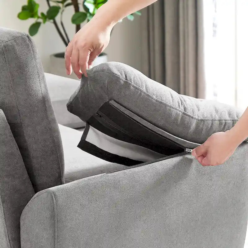Jarenie 79.72 L-förmiges Sofa für das Wohnzimmer