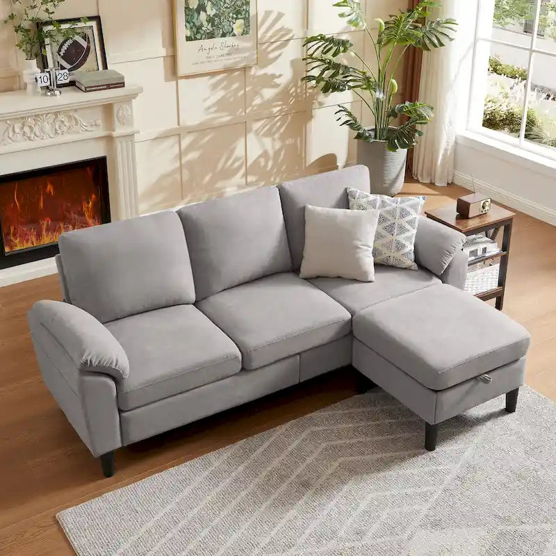 Jarenie 79.72 L-förmiges Sofa für das Wohnzimmer