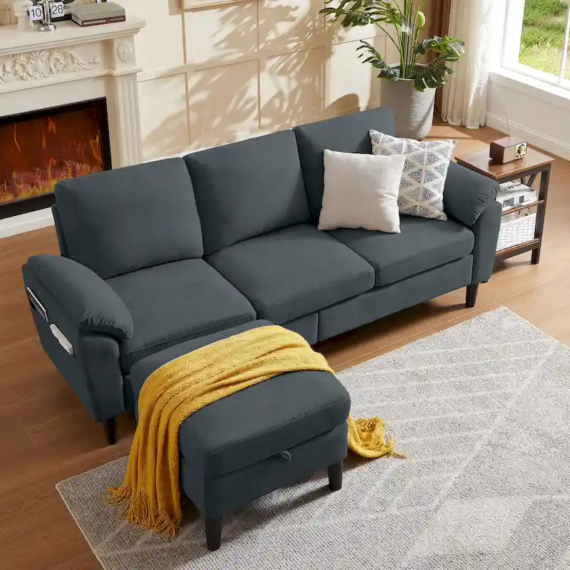 Jarenie 79.72 L-förmiges Sofa für das Wohnzimmer