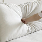 123 Polster-Ecksofa Minimalistische Samt-Couch