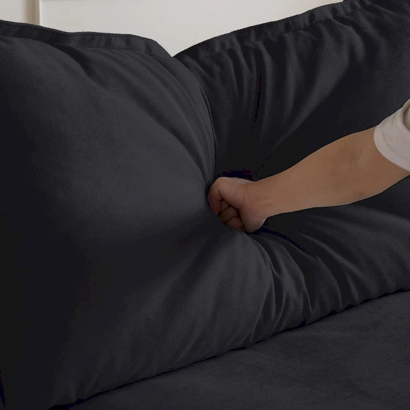 123 Polster-Ecksofa Minimalistische Samt-Couch