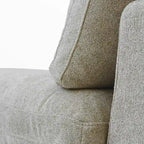 120 Zoll Modernes weiches, mit Daunen gefülltes 3-teiliges Sektionalsofa