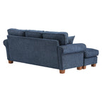 Rylee Ecksofa mit Armlehnen und Kissen