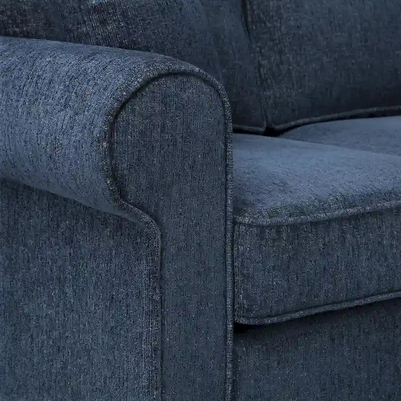 Rylee Ecksofa mit Armlehnen und Kissen