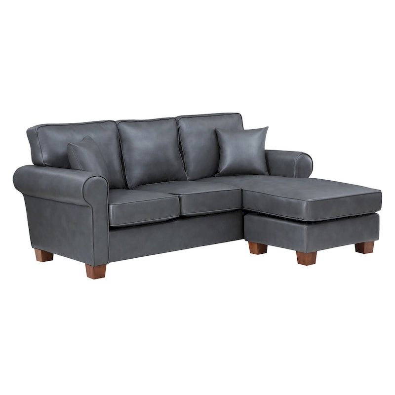 Rylee Ecksofa mit Armlehnen und Kissen