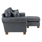 Rylee Ecksofa mit Armlehnen und Kissen