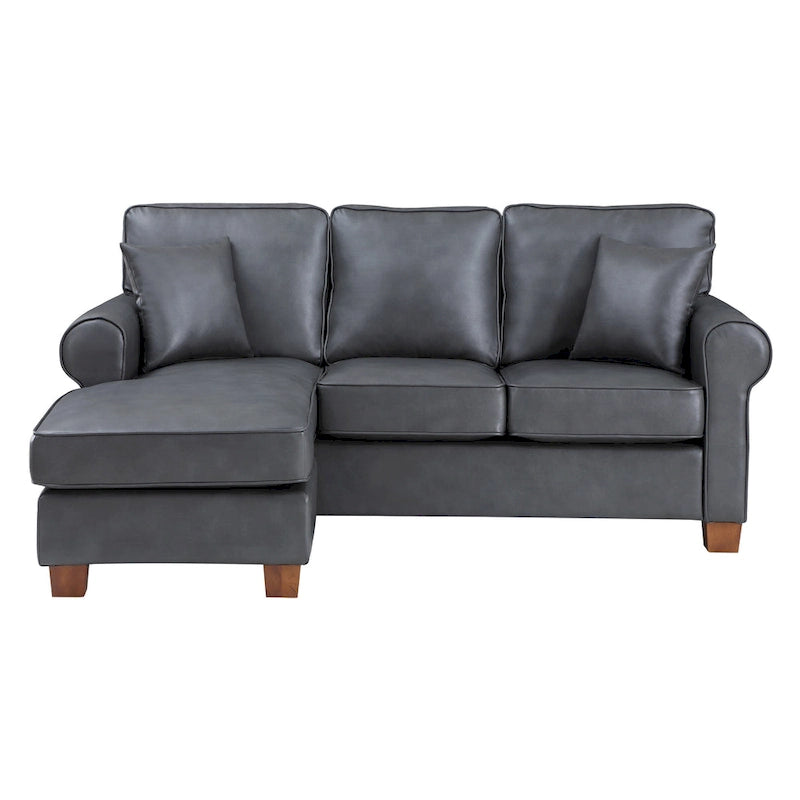 Rylee Ecksofa mit Armlehnen und Kissen
