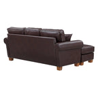 Rylee Ecksofa mit Armlehnen und Kissen