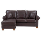 Rylee Ecksofa mit Armlehnen und Kissen