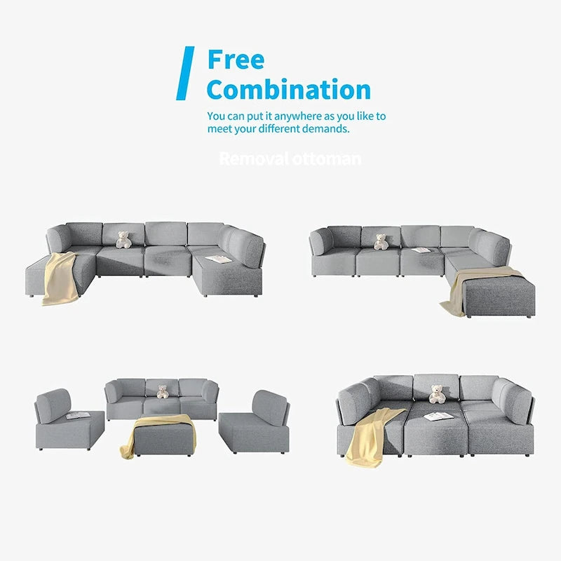 Mixoy Cabriolet Schlafsofa-Modul mit Ottoman