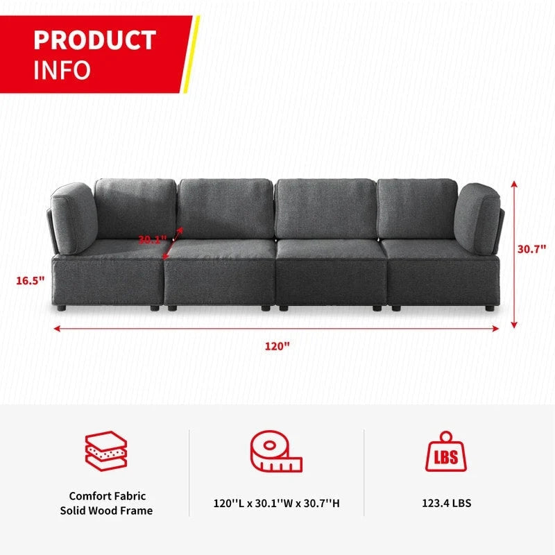 Mixoy Cabriolet Schlafsofa-Modul mit Ottoman