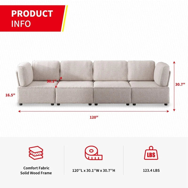 Mixoy Cabriolet Schlafsofa-Modul mit Ottoman