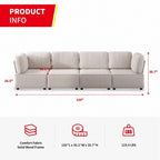 Mixoy Cabriolet Schlafsofa-Modul mit Ottoman