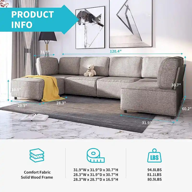 Mixoy Cabriolet Schlafsofa-Modul mit Ottoman