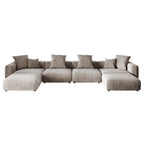 181.10 Sofa mit extra großem Schnitt, 6-teilig, aus Kordsamt
