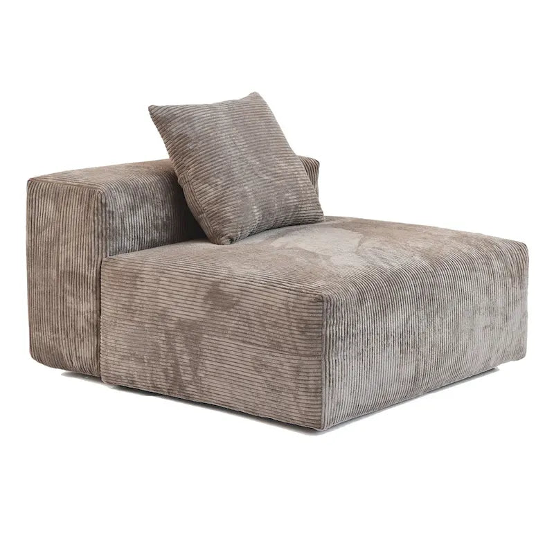 181.10 Sofa mit extra großem Schnitt, 6-teilig, aus Kordsamt