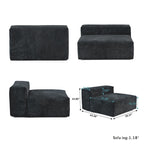181.10 Sofa mit extra großem Schnitt, 6-teilig, aus Kordsamt
