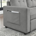 MH 78.5 Schlafsofa Ecksofa mit Stauraum-Recamiere und Seitentasche für kleine Wohnzimmer möbel