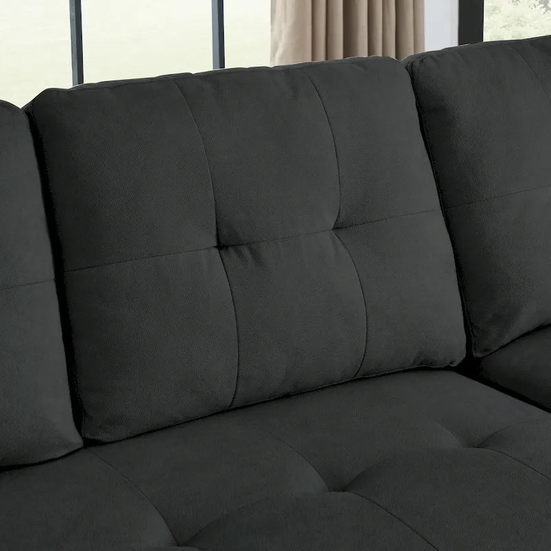 MH 78.5 Schlafsofa Ecksofa mit Stauraum-Recamiere und Seitentasche für kleine Wohnzimmer möbel