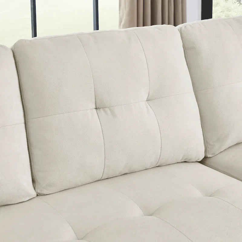 MH 78.5 Schlafsofa Ecksofa mit Stauraum-Recamiere und Seitentasche für kleine Wohnzimmer möbel