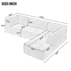 110.2*72.8 Modulare Wohnzimmer-Sofagarnitur, modern-minimalistisches Sofa, Wohnzimmer-Polsterschlafsofa, Schlafzimmer,