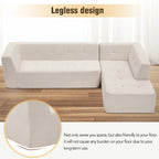 110.2*72.8 Modulare Wohnzimmer-Sofagarnitur, modern-minimalistisches Sofa, Wohnzimmer-Polsterschlafsofa, Schlafzimmer,