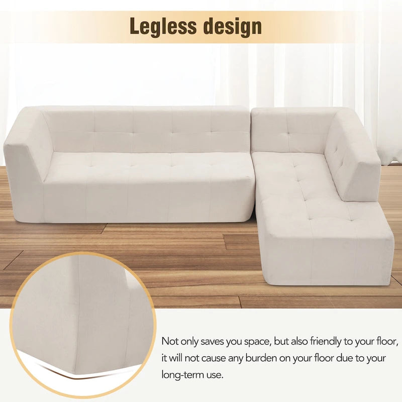 110.2*72.8 Modulare Wohnzimmer-Sofagarnitur, modern-minimalistisches Sofa, Wohnzimmer-Polsterschlafsofa, Schlafzimmer,