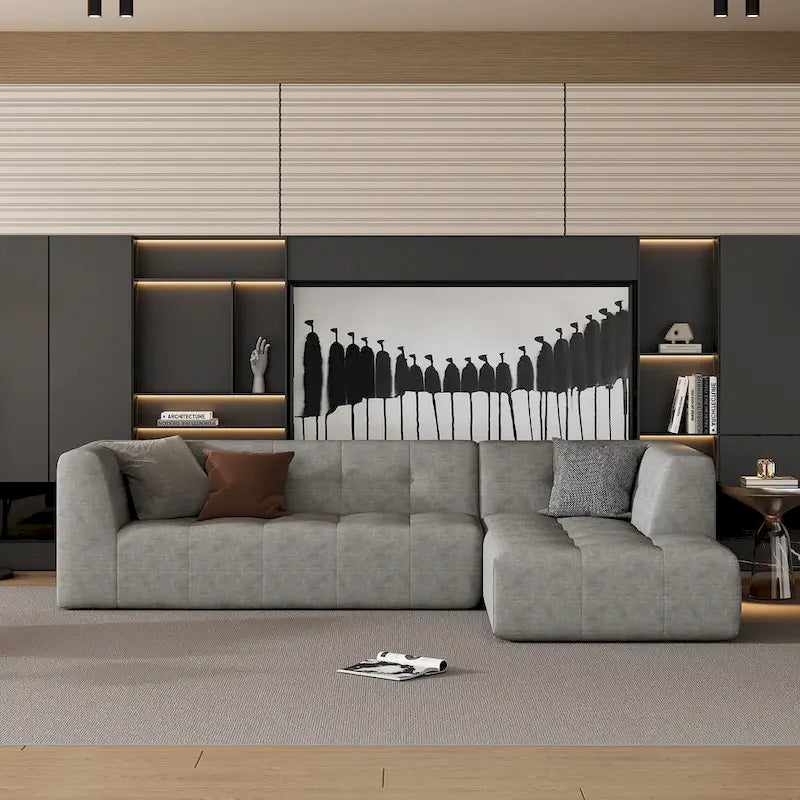 110.2*72.8 Modulare Wohnzimmer-Sofagarnitur, modern-minimalistisches Sofa, Wohnzimmer-Polsterschlafsofa, Schlafzimmer,