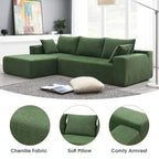 [VIDEO bereitgestellt] [Neu] 109*68 Modulare Ecksofa-Wohnzimmersofa-Garnitur, modernes minimalistisches Sofa, gepolstertes Schlafsofa f