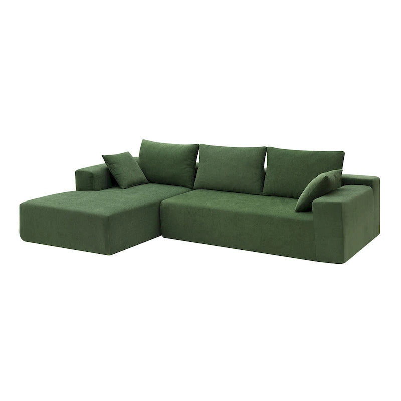 [VIDEO bereitgestellt] [Neu] 109*68 Modulare Ecksofa-Wohnzimmersofa-Garnitur, modernes minimalistisches Sofa, gepolstertes Schlafsofa f