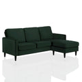 CosmoLiving by Cosmopolitan Strummer Samt-Ecksofa, beidseitig montierbar