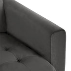 CosmoLiving by Cosmopolitan Strummer Samt-Ecksofa, beidseitig montierbar