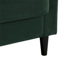 CosmoLiving by Cosmopolitan Strummer Samt-Ecksofa, beidseitig montierbar