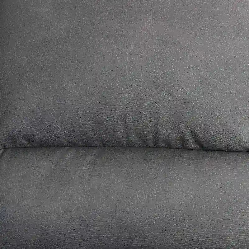 Werr modernes Schlafsofa mit Stauraum unter der Recamiere, Kunst-Nabuk, von Furniture of America