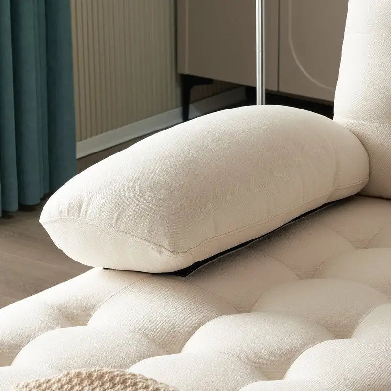 U-förmiges gepolstertes Armlehnen-Rückenlehnen-Sitzsofa in Beige
