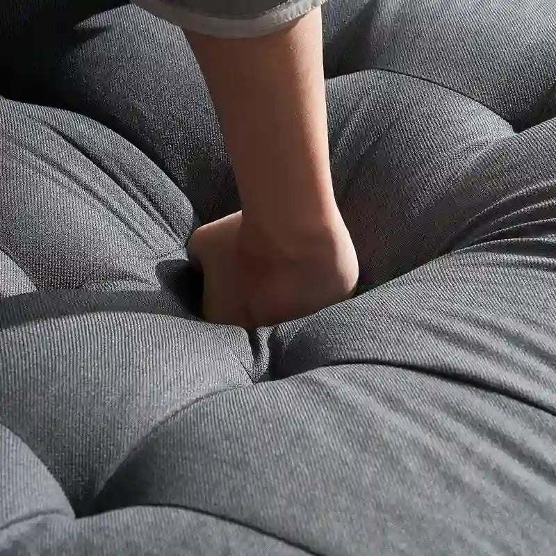 U-förmiges gepolstertes Armlehnen-Rückenlehnen-Sitzsofa in Beige